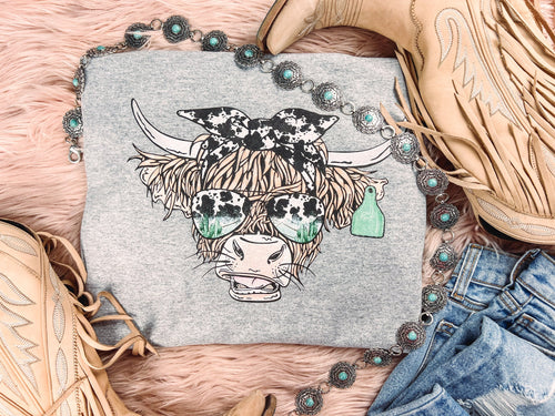 Sunglass Highlander - Graphic Top-112 SWEATERS & CARDIGANS-Adelyn Elaine's-Adelyn Elaine's Boutique, Women's Clothing Boutique in Gilmer, TX