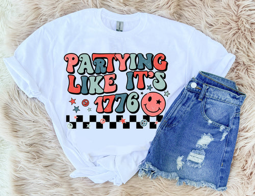 Party Like It's - Graphic Tee-110 GRAPHIC TEE-Adelyn Elaine's-Adelyn Elaine's Boutique, Women's Clothing Boutique in Gilmer, TX