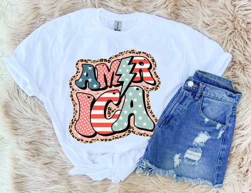Leopard America - Graphic Tee-110 GRAPHIC TEE-Adelyn Elaine's-Adelyn Elaine's Boutique, Women's Clothing Boutique in Gilmer, TX