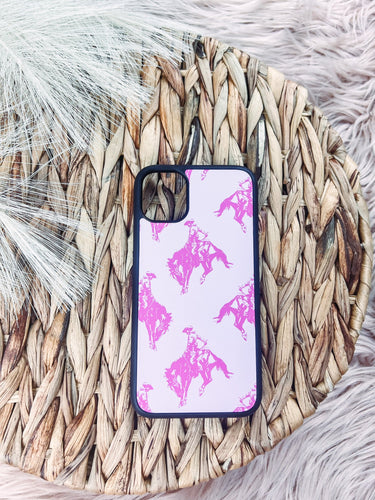 Hot Pink Cowgirl - iPhone Case-402 MISC GIFTS-Adelyn Elaine's-Adelyn Elaine's Boutique, Women's Clothing Boutique in Gilmer, TX