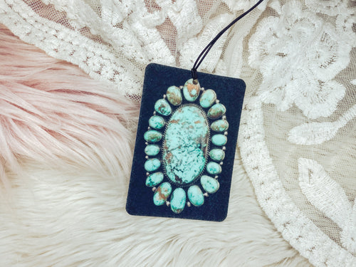 Turquoise Piece - Car Charms-401 CAR ACCESSORIES-Adelyn Elaine's-Adelyn Elaine's Boutique, Women's Clothing Boutique in Gilmer, TX
