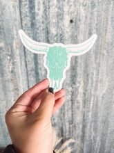Load image into Gallery viewer, Large Mint Logo Skull - Clear Sticker-402 MISC GIFTS-Adelyn Elaine&#39;s-Adelyn Elaine&#39;s Boutique, Women&#39;s Clothing Boutique in Gilmer, TX
