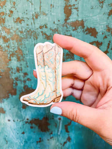 Cowboy Boots - Sticker-402 MISC GIFTS-Adelyn Elaine's-Adelyn Elaine's Boutique, Women's Clothing Boutique in Gilmer, TX