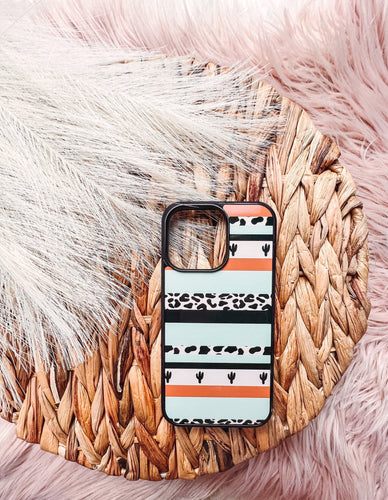 Terra Cotta Stripe - iPhone Case-402 MISC GIFTS-Adelyn Elaine's-Adelyn Elaine's Boutique, Women's Clothing Boutique in Gilmer, TX